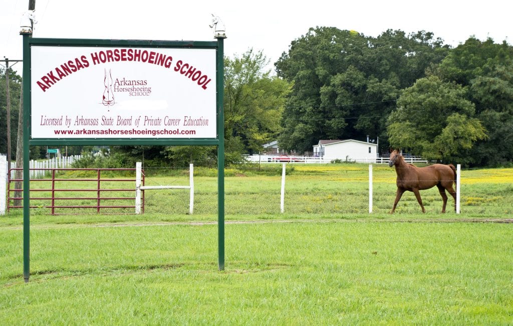 Arkansas Horseshoeing School