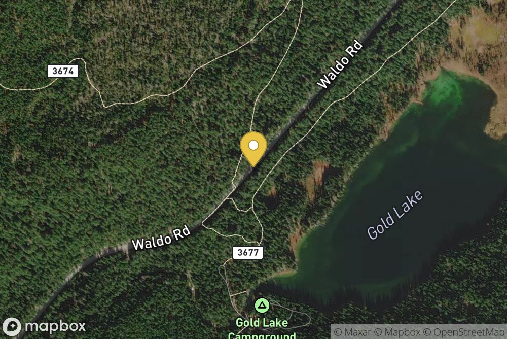 Fuji Mountain Trailhead at Gold Lake